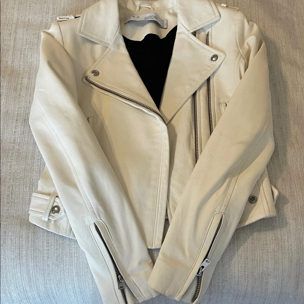 IRO Leather Moto Jacket - Picture 5 of 14